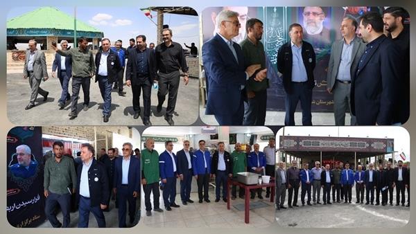 بازدید مدیرعامل پتروشیمی شازند از موکب شهدای خدمت و صنعت
